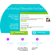 eWorkouts Website by The Super Deluxe Web Co.